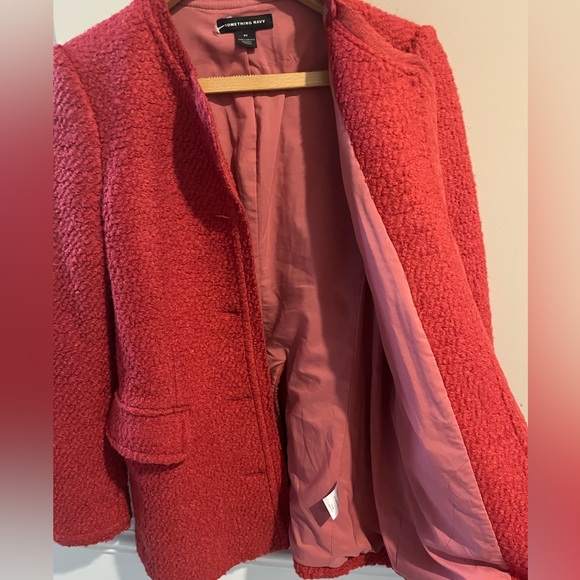Something Navy Red Teddy Jacket - Picture 9 of 15